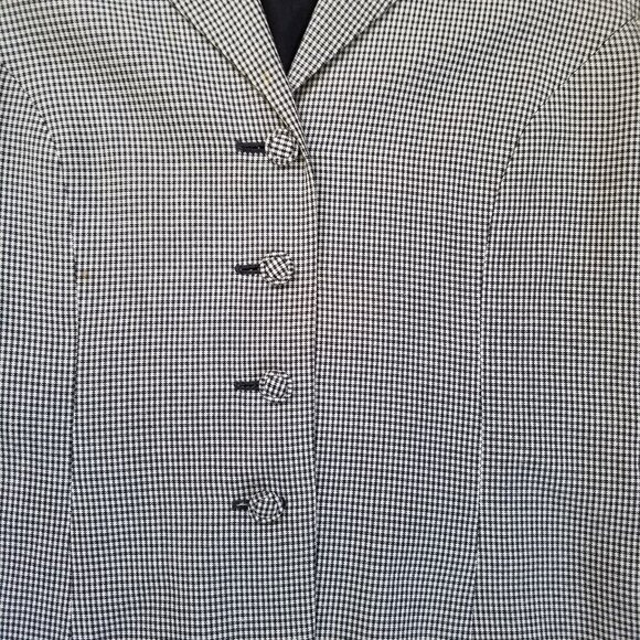 Talbots Gingham Jacket with Shoulder Pads - Picture 8 of 16